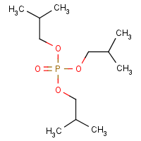 Isobutyl phosphate formula graphical representation