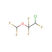 Enflurane formula graphical representation