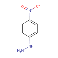 (4-Nitrophenyl)hydrazine formula graphical representation