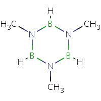 1,3,5-Trimethylborazine formula graphical representation