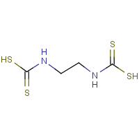 Ethylenebisdithiocarbamic acid formula graphical representation