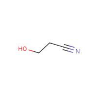 Ethylene cyanohydrin formula graphical representation