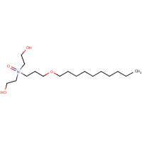 N,N-Bis(2-hydroxyethyl)isodecyloxypropylamine oxide formula graphical representation