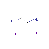 Ethylenediamine dihydroiodide formula graphical representation