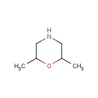 2,6-Dimethyl morpholine formula graphical representation