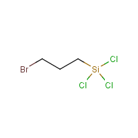 3-Bromopropyltrichlorosilane formula graphical representation