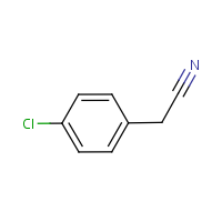 4-Chlorobenzyl cyanide formula graphical representation