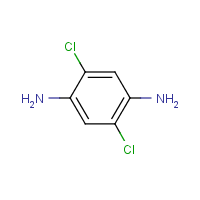 2,5-Dichloro-1,4-benzenediamine formula graphical representation