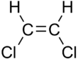 1,2-Dichloroethylene, all isomers formula graphical representation