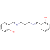 N,N'-Bis(salicylidene)-1,3-propanediamine formula graphical representation