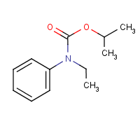 Carbanilic acid, N-ethyl-isopropyl ester formula graphical representation