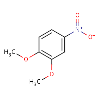 1,2-Dimethoxy-4-nitrobenzene formula graphical representation