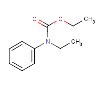 Carbanilic acid, N-ethyl-, ethyl ester formula graphical representation