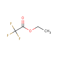 Ethyl trifluoroacetate formula graphical representation
