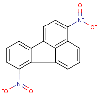 3,7-Dinitrofluoranthene formula graphical representation