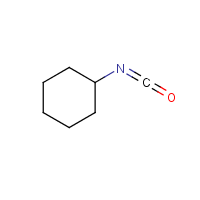 Cyclohexyl isocyanate formula graphical representation
