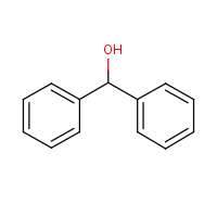 Benzohydrol formula graphical representation