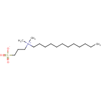 N-Dodecyl-N,N-dimethyl-3-ammonio-1-propanesulfonate formula graphical representation