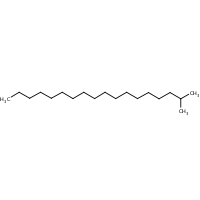 2-Methyloctadecane formula graphical representation