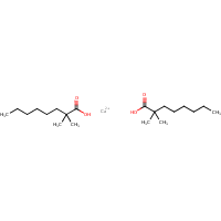 Calcium neodecanoate formula graphical representation