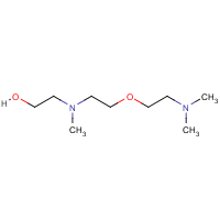 Ethanol, 2-((2-(2-(dimethylamino)ethoxy)ethyl)methylamino)- formula graphical representation