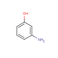 3-Aminophenol formula graphical representation