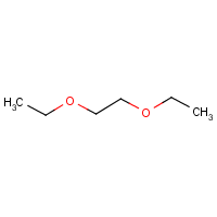 Ethylene glycol diethyl ether formula graphical representation