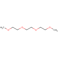 Triethylene glycol dimethyl ether formula graphical representation