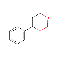 4-Phenyl-1,3-dioxane formula graphical representation