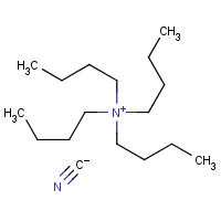 Tetrabutylammonium cyanide formula graphical representation