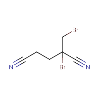 1,2-Dibromo-2,4-dicyanobutane formula graphical representation