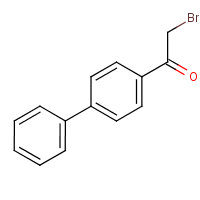 4-Phenylphenacyl bromide formula graphical representation