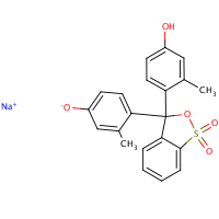 m-Cresol purple sodium salt formula graphical representation