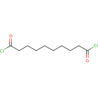 Sebacoyl chloride formula graphical representation