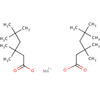Manganese neodecanoate formula graphical representation