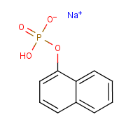 1-Naphthyl acid phosphate, monosodium salt formula graphical representation