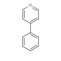 4-Phenylpyridine formula graphical representation