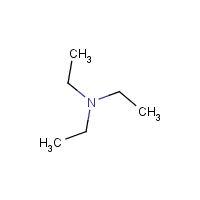 Triethylamine formula graphical representation