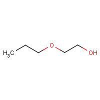 Ethylene glycol monopropyl ether formula graphical representation
