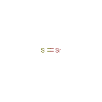 Strontium sulfide formula graphical representation