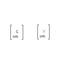 Vanadium carbide formula graphical representation