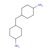 4,4'-Methylenebis(cyclohexylamine) formula graphical representation