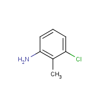 3-Chloro-o-toluidine formula graphical representation