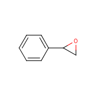 Styrene-7,8-oxide formula graphical representation