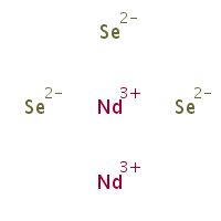 Neodymium selenide formula graphical representation