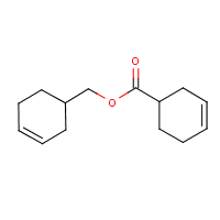 3-Cyclohexenylmethyl 3-cyclohexenecarboxylate formula graphical representation
