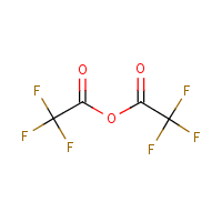 Trifluoroacetic anhydride formula graphical representation