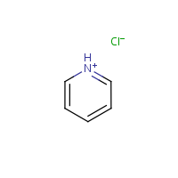 Pyridine hydrochloride formula graphical representation