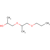 Dipropylene glycol monopropyl ether formula graphical representation