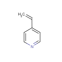 4-Vinylpyridine formula graphical representation